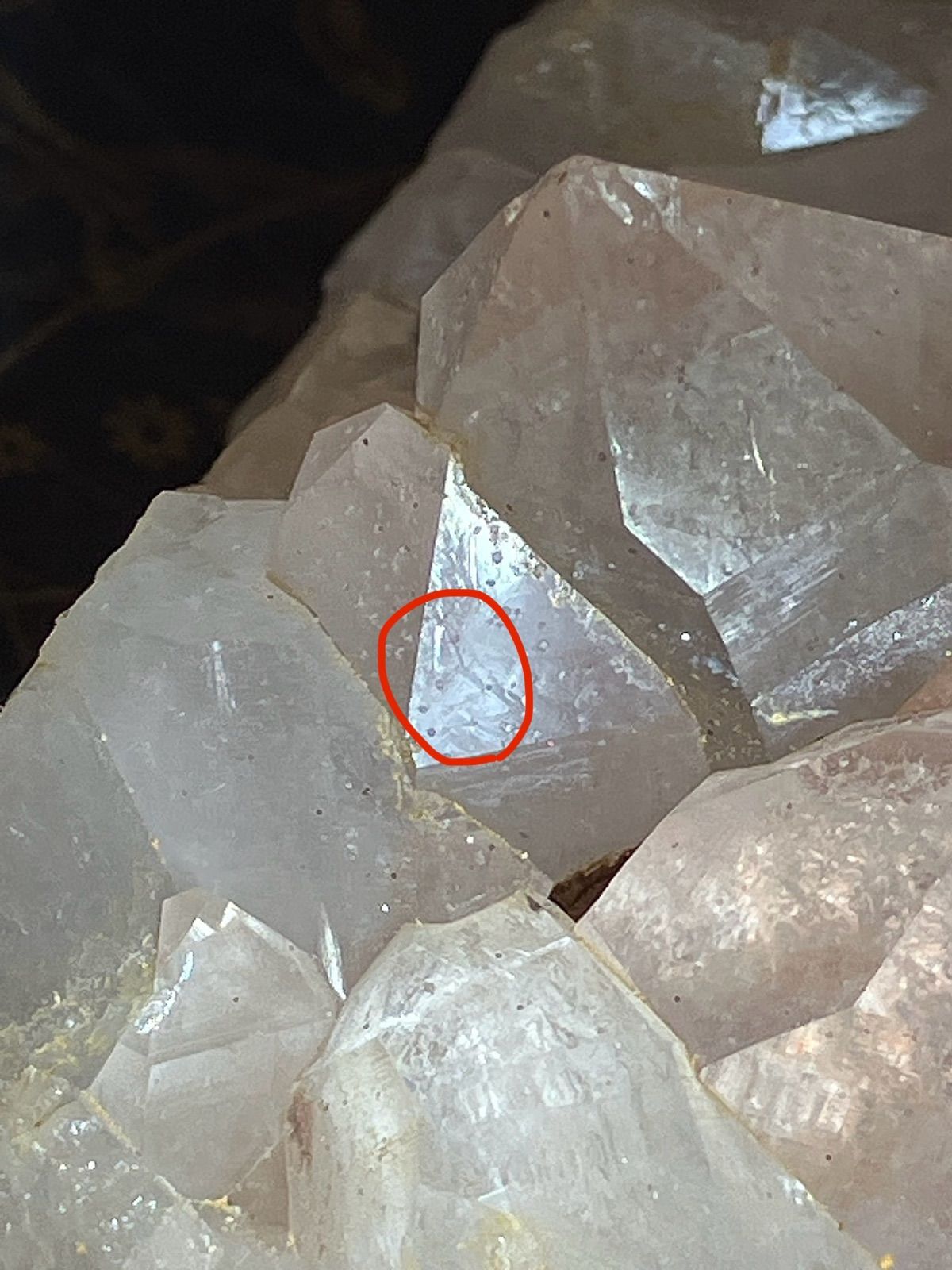 レコードキーパー△ ピンクヒマラヤ水晶 レインボー クリスタル