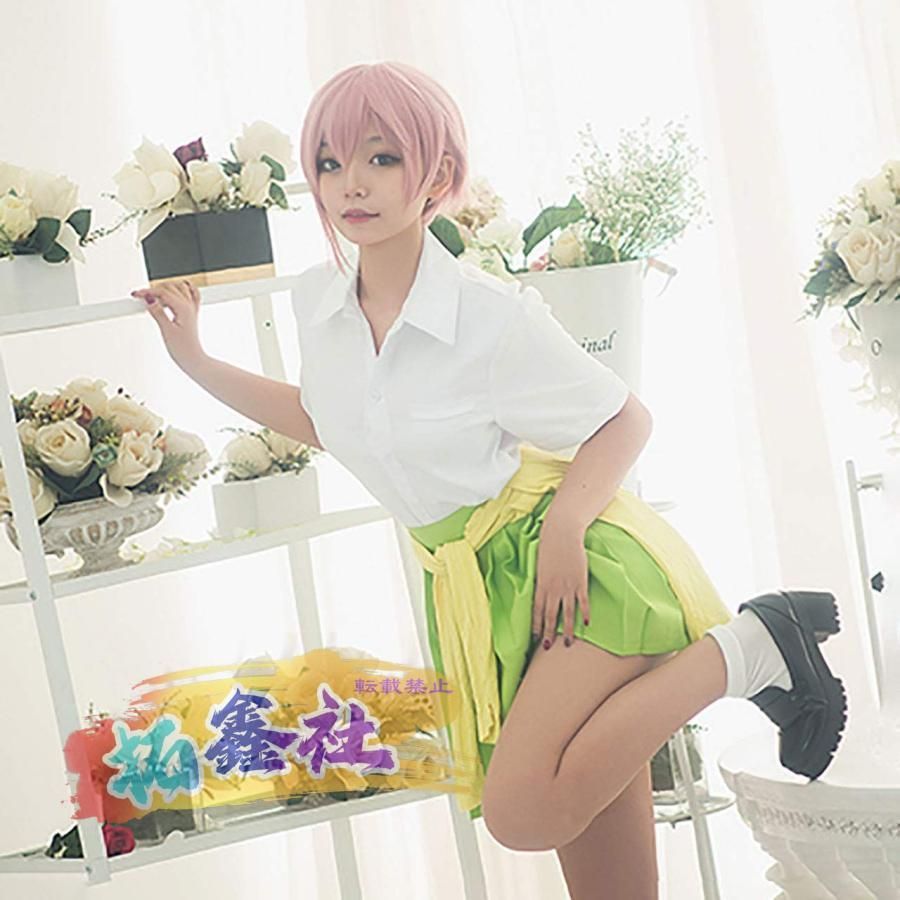 五等分の花嫁　中野三玖　コスプレ　フルセット　ウィッグ付き Amazon.co.jp: AG-TOP 中野三玖 コスプレ 五等分の花嫁風