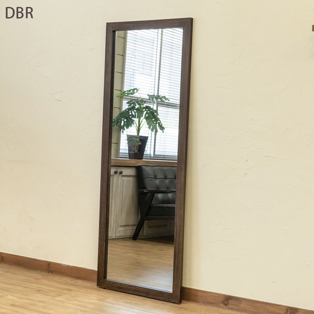 アンティークジャンボミラー BR|DBR|WH|LBR