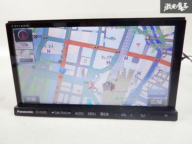 保証付】Panasonic Strada フルセグTV DVD CD MP3 SD Bluetooth