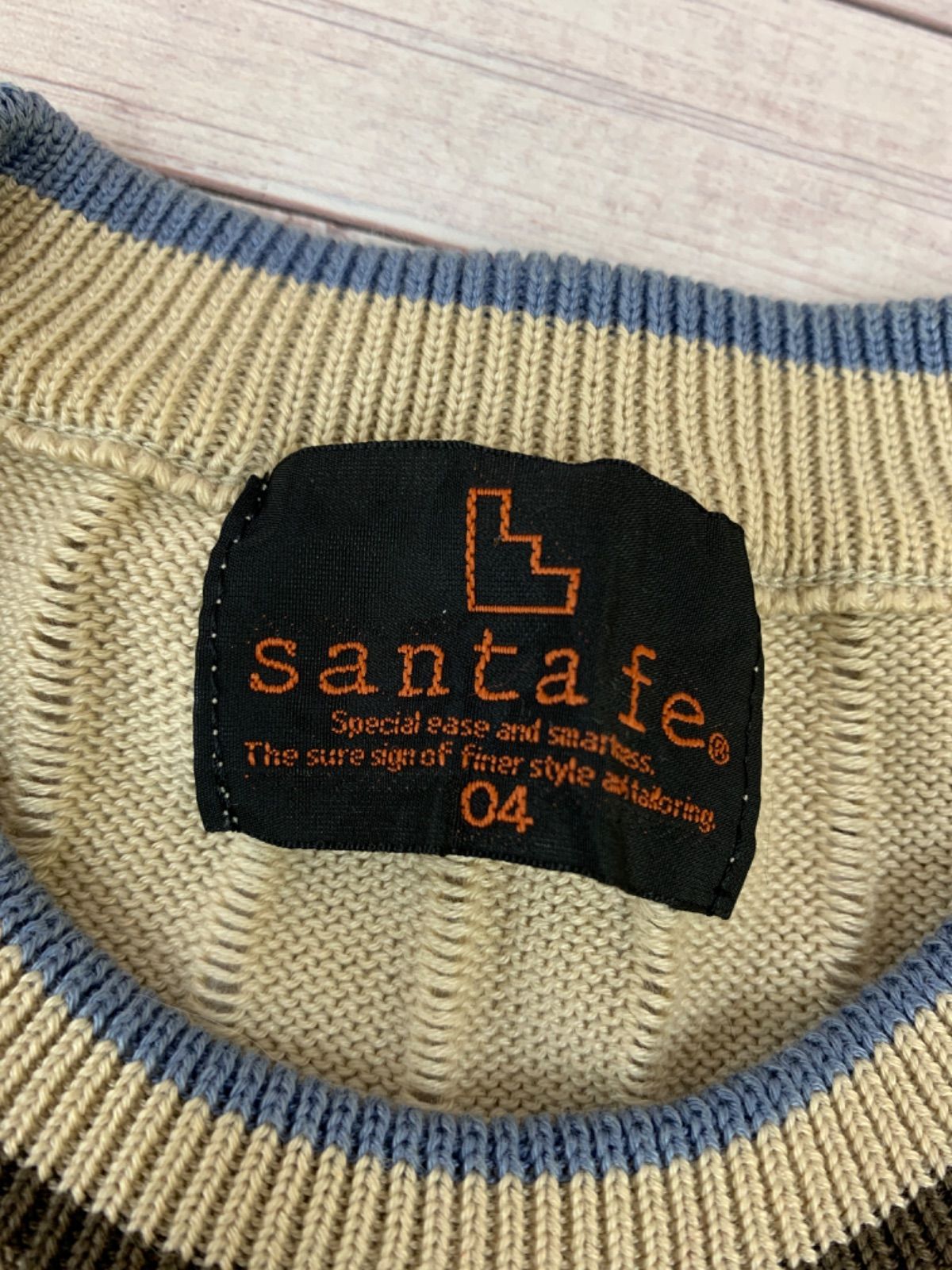メンズサンタフェ　刺繍セーター　04