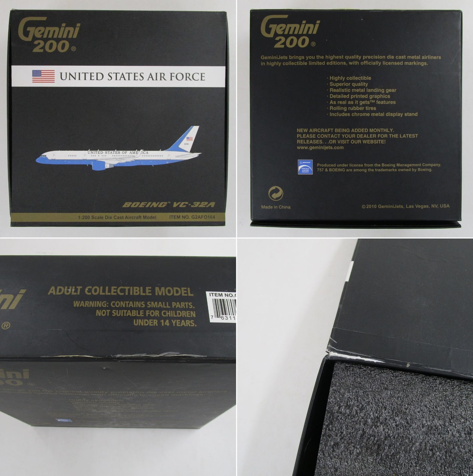 Gemini200 G2AFO164 1/200 BOEING VC-32A USAF 80001【ジャンク 