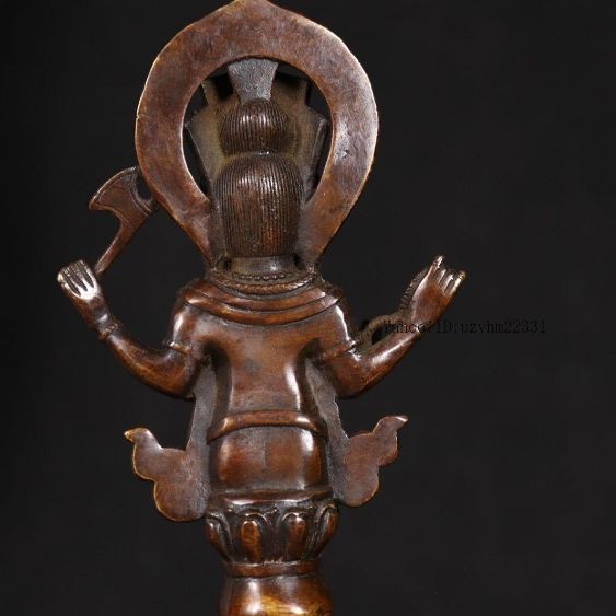 銅製 法器 金剛降魔杵 鎮宅 辟邪開運 風水 招財 置物 工芸品