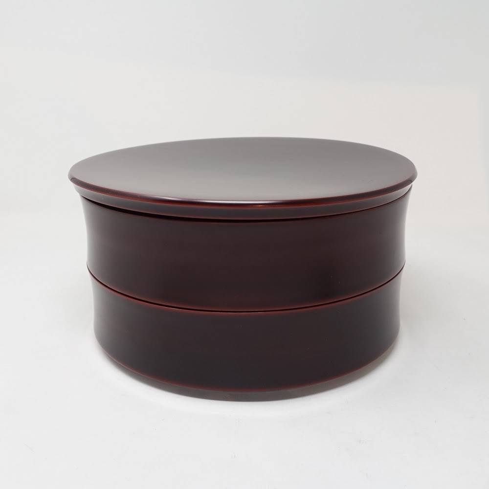 浄法寺　二段丸重　溜 日々の暮らし | 六寸二段丸重 溜 | 浄法寺塗 岩舘隆・巧