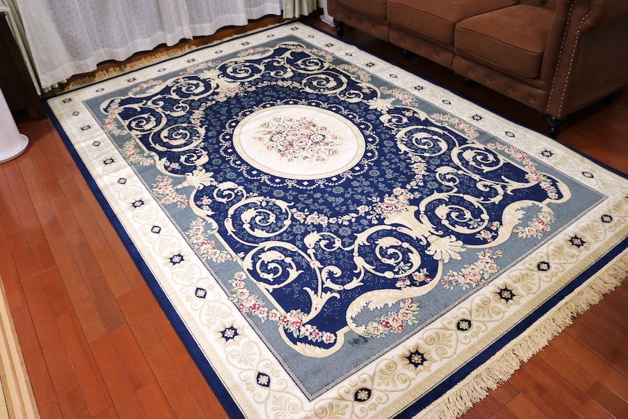 ペルシャ柄絨毯 200×290 新品未使用 大判ラグ カーペット 訳あり