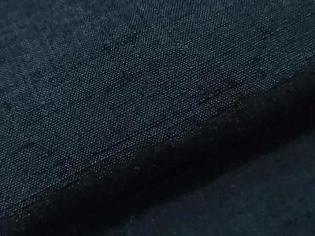 平和屋着物○男性 紬 アンサンブル 濃紺地 正絹 逸品 CAAT0563dy