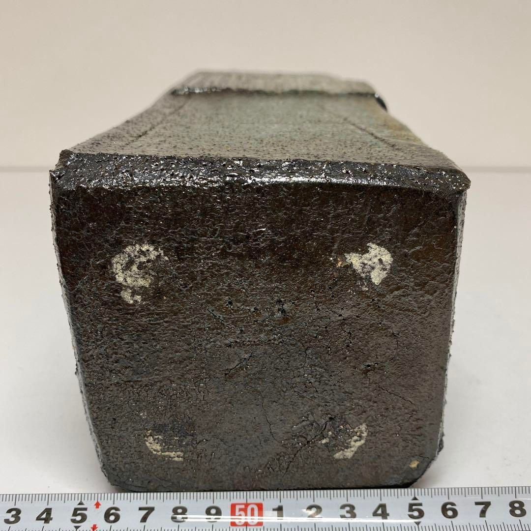 加藤釥　蒼釉花入　共箱　高さ28cm 東H5-0730①タトチ 加藤釥 蒼釉花入 共箱 高さ28cm 東H5-0730①タトチ - メルカリ