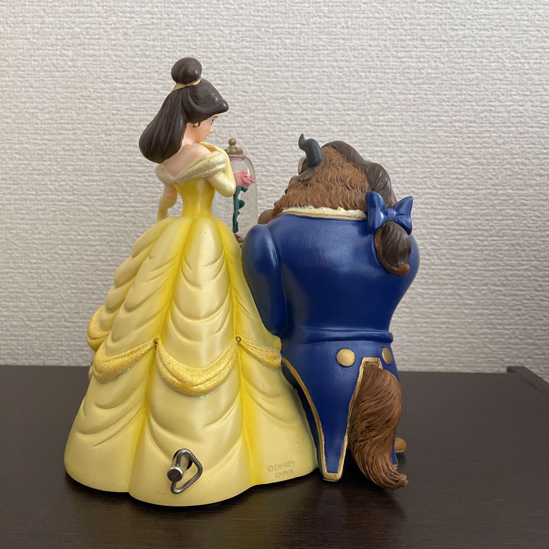 美女と野獣 ベル オルゴール スノードーム フィギュア - メルカリ