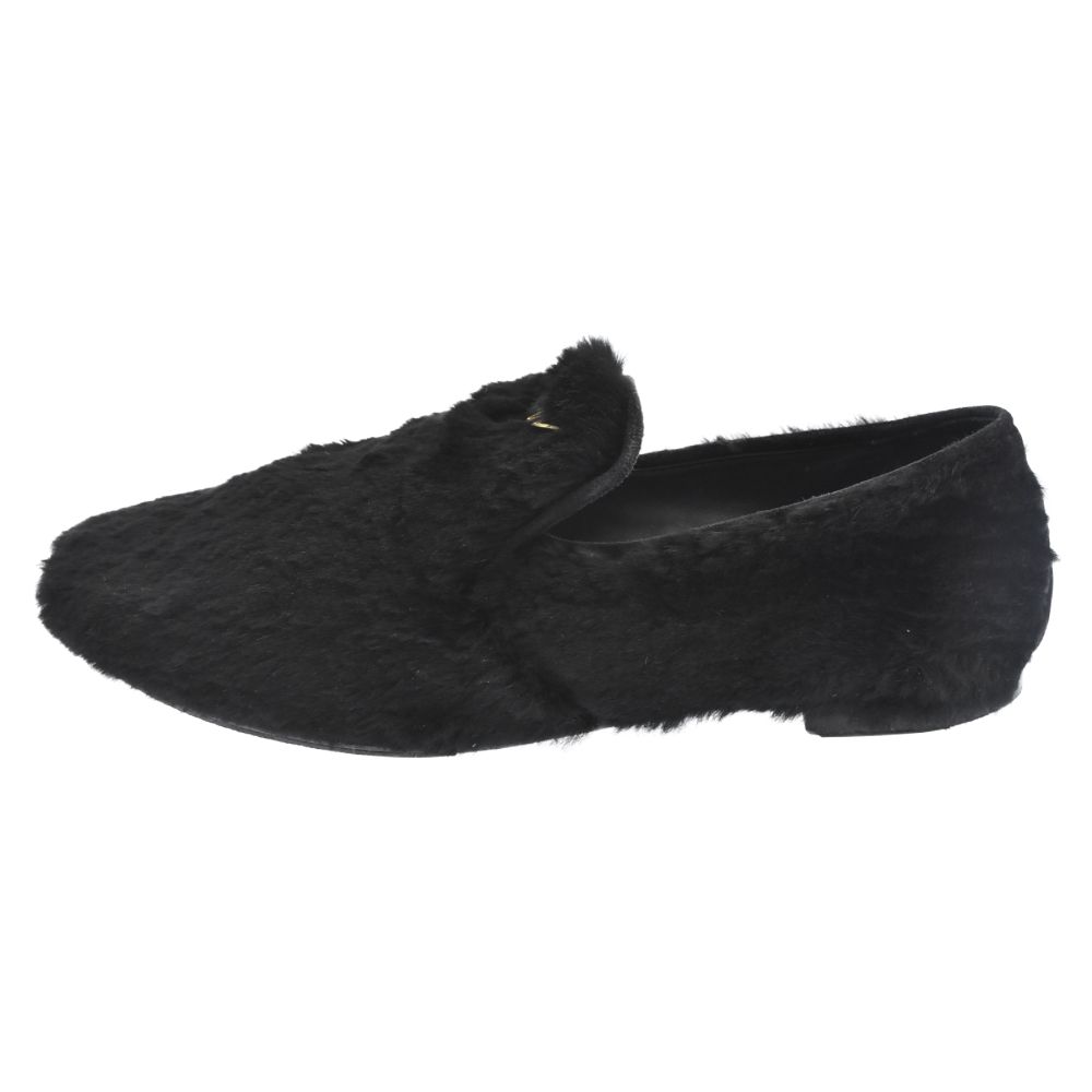 ジュゼッペザノッティ ファー付 美品 GIUSEPPE ZANOTTI (ジュゼッペ ザノッティ) FUR LOAFER フェイク
