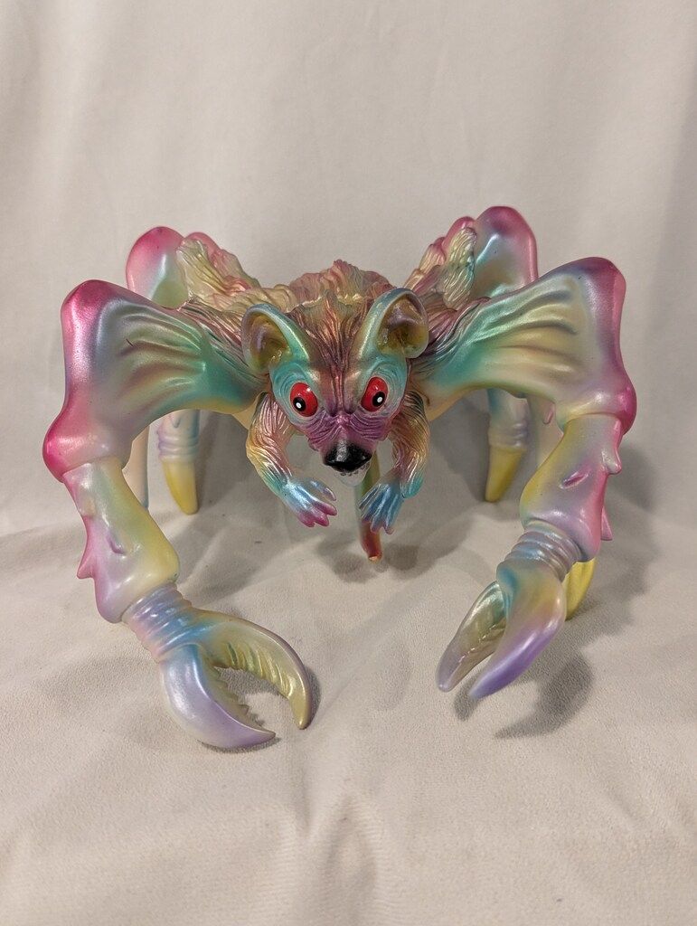 M1号 CLUBDAIKAIJU ラットバットスパイダーカスタム品 蓄光成型|メタ緑|紫