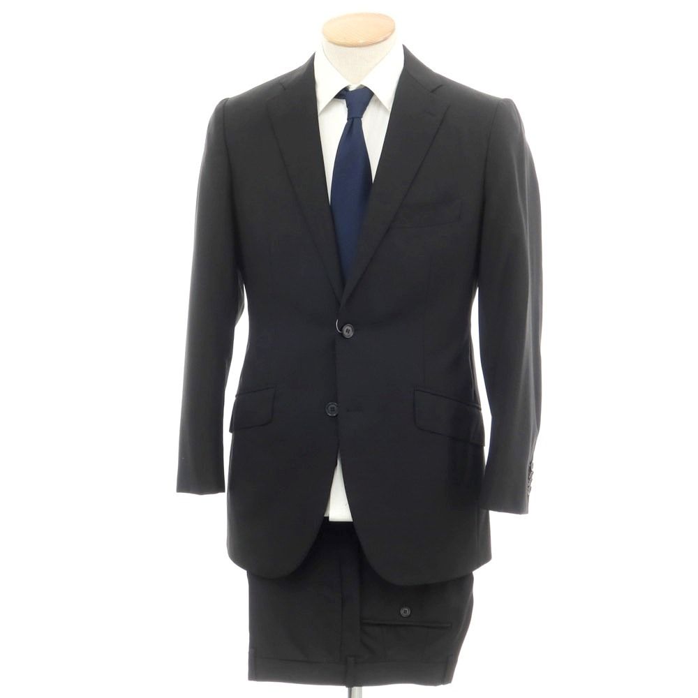 【中古】サルトリア リング Sartoria Ring ウール 2つボタンスーツ ブラック【サイズ44（7）】【メンズ】