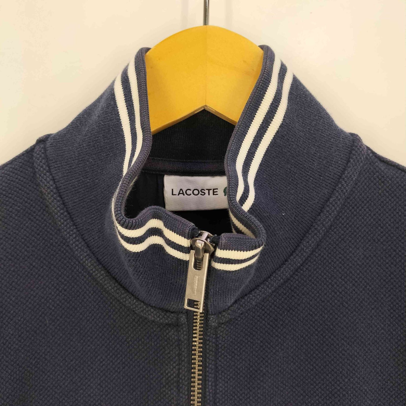 LACOSTE ジャケット ラコステ LACOSTE ロゴワッペン ダブルジップアップ ジャケット メンズ