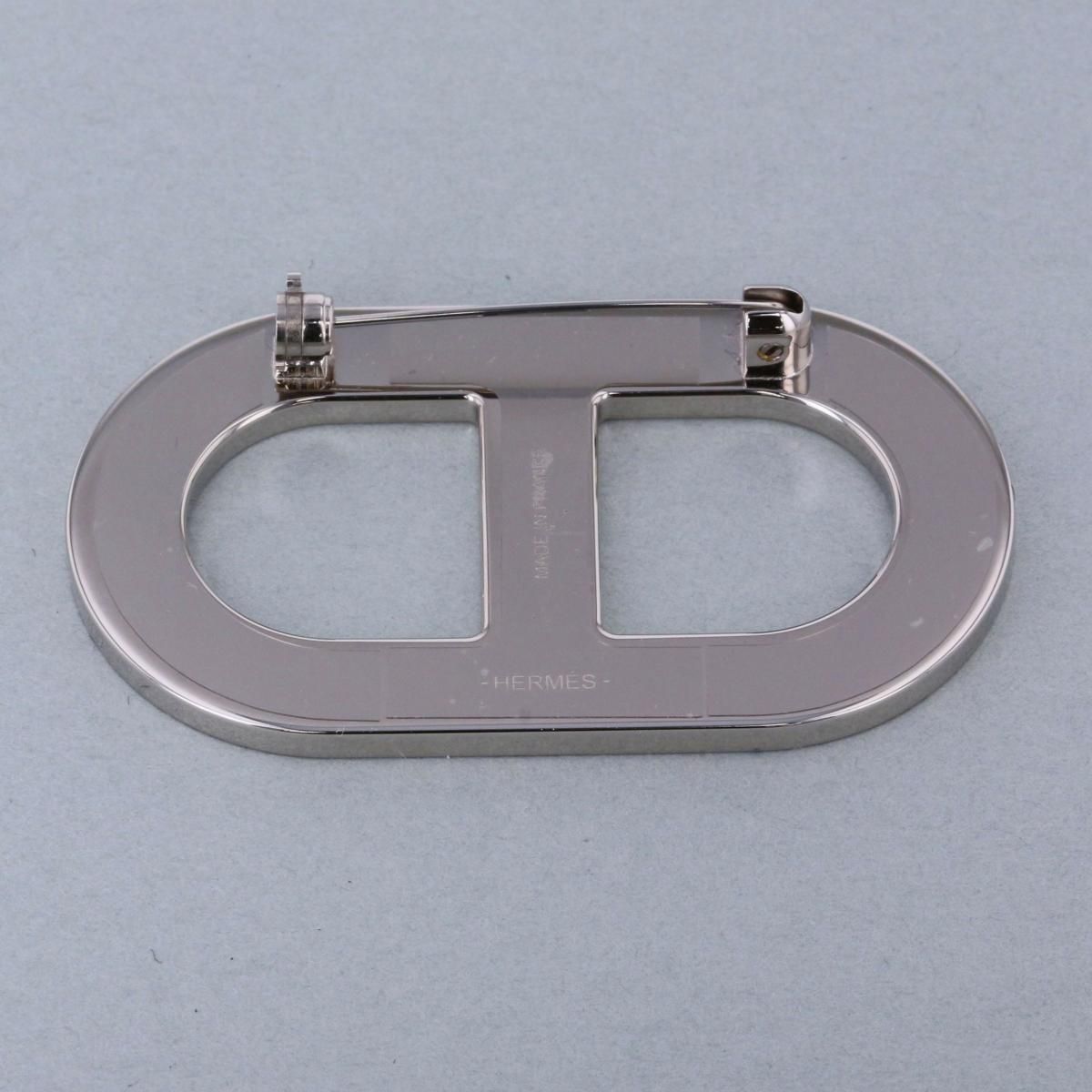 美品】 HERMES エルメス シェーヌダンクル ブローチ エプソン