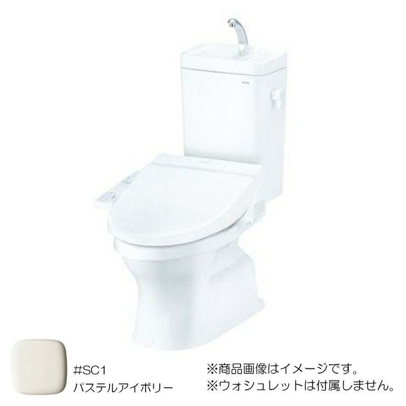 TOTO 組み合わせ便器（床置床排水大便器＋密結タンク） 手洗あり パステルアイボリー 【品番：CFS367B#SC1】 - メルカリ