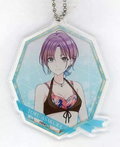 雑貨　浅倉透(ホログラム) 「アイドルマスター シャイニーカラーズ トレーディングアクリルキーホルダー 第2弾」 アイドルマスター×東急ハンズ SUMMER LAB 2020グッズ アイドルマスター シャイニーカラーズ×東急ハンズ限定