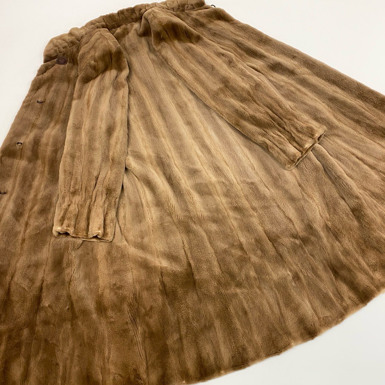 超ロングコート ブラウン