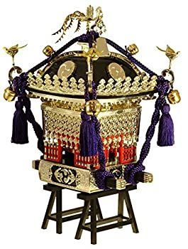 神輿プラモデル 非常に良い】童友社 1/8 江戸神輿 黒塗り紫紐 セール プラモデル 童友社 1/