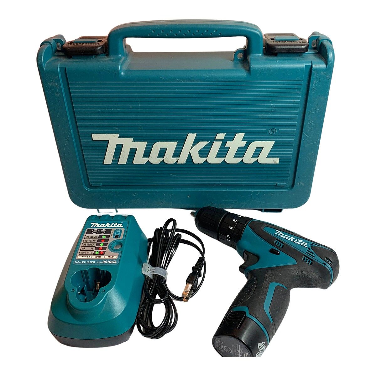 ♭♭MAKITA マキタ 10.8V 充電式震動ドライバドリル 充電池1個、充電器