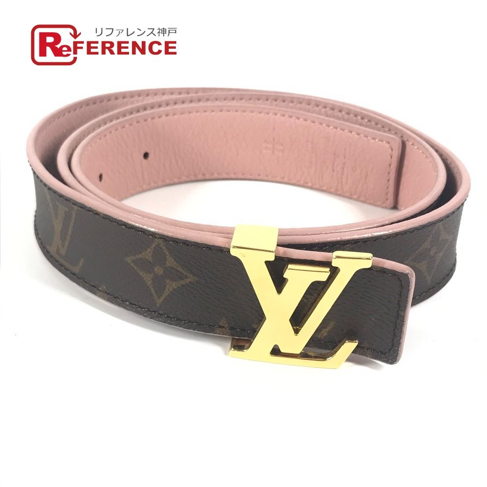 LOUIS VUITTON ルイヴィトン ベルト サンチュール LV イニシャル モノグラム M9052V モノグラムキャンバス ブラウン