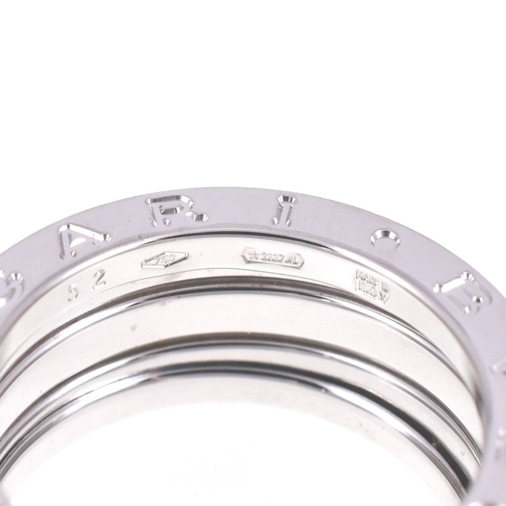 ブルガリ BVLGARI B-Zero1 リング サイズ52 JP12 K18WG レディース S 139301