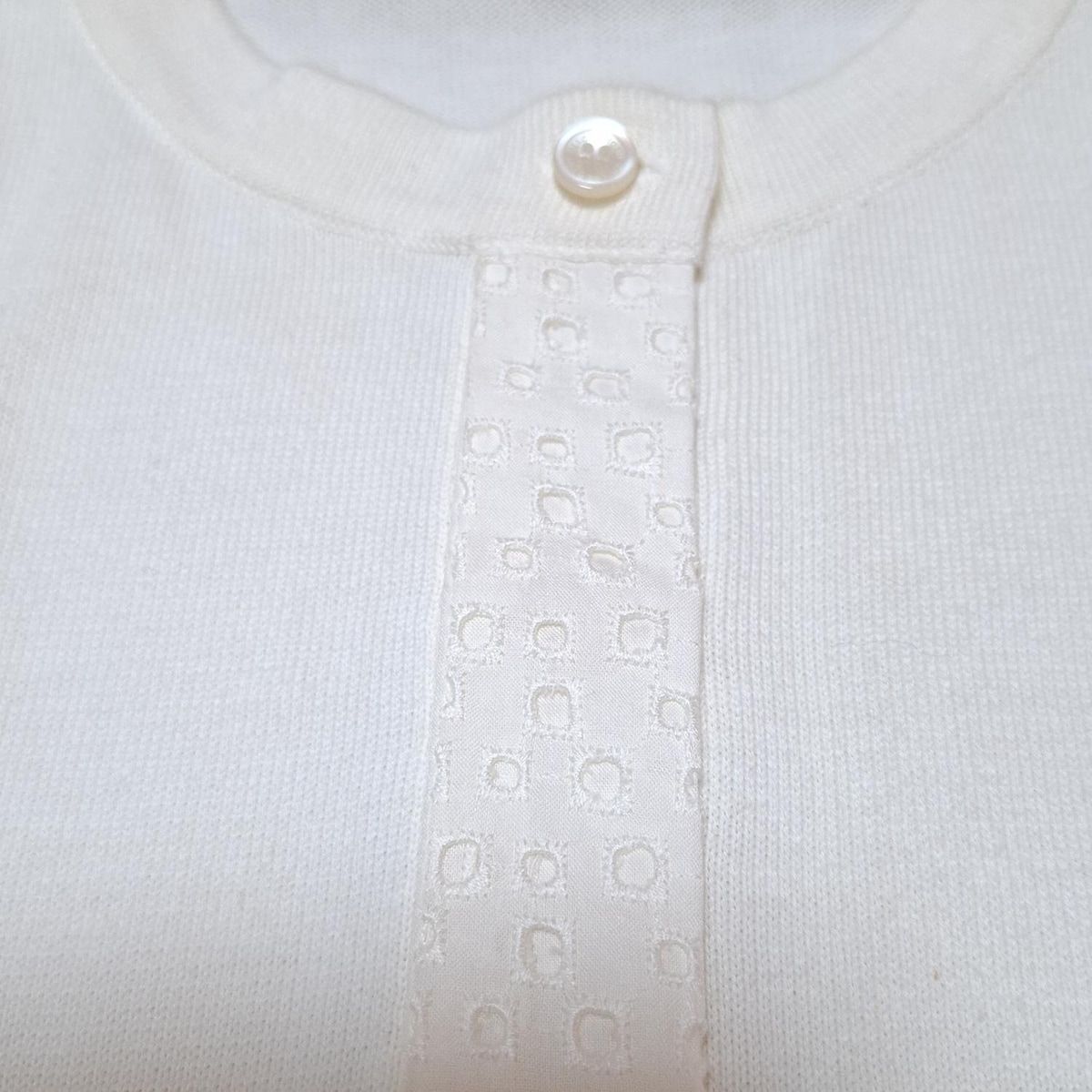 颯*様 MACKINTOSH PHILOSOPHY ホワイトカーディガン 38 MACKINTOSH PHILOSOPHY(マッキントッシュフィロソフィー