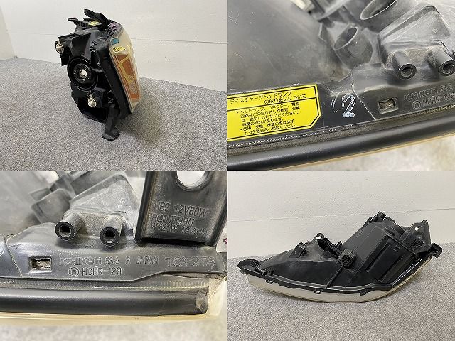 アルファード 10系 ANH10W ANH15W MNH10W MNH15W 純正 右 ヘッドライト ランプ キセノン HID AFS無 刻印2 ICHIKOH 58-2 トヨタ 144503 FFCRYSTALESIA_COM