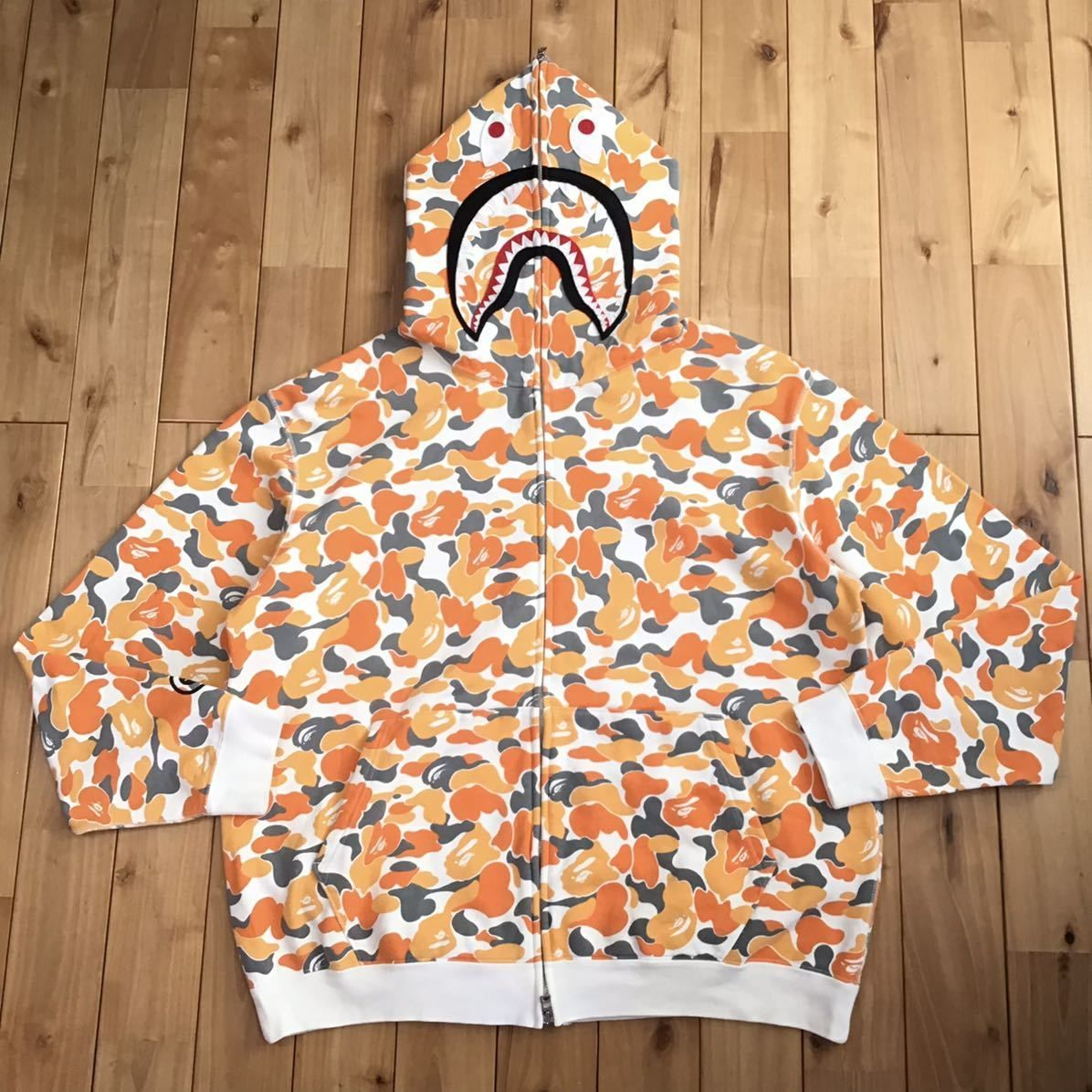 BAPE ABC Camo Shark Full Zip Hoodie Lサイズ写真は全て実物です