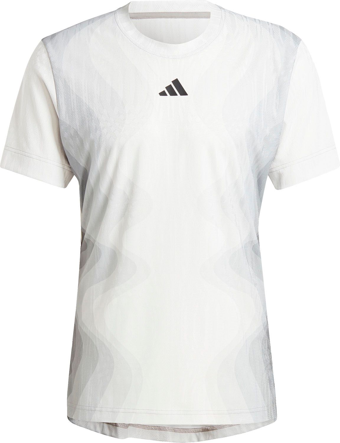 アディダス adidas テニス エアチル プロ フリーリフト半袖Tシャツ メンズ トップス ウェア シャツ 練習 試合 練習ウェア 試合着 スポーツウェア 速乾冷却 伸縮性 高通気性 IKL83 IP1932 グレーワン