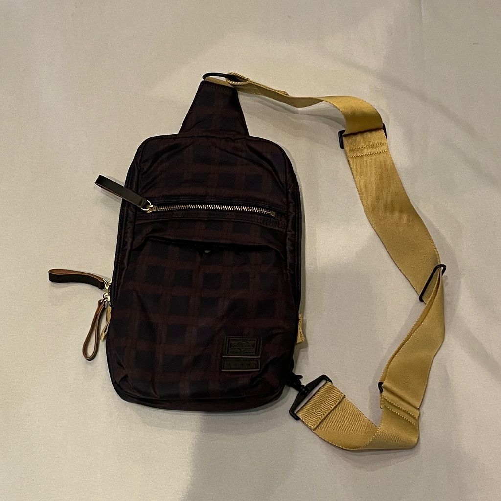 MARNI x PORTER マルニ ポーター ボディバッグ ダークブラウン系 size
