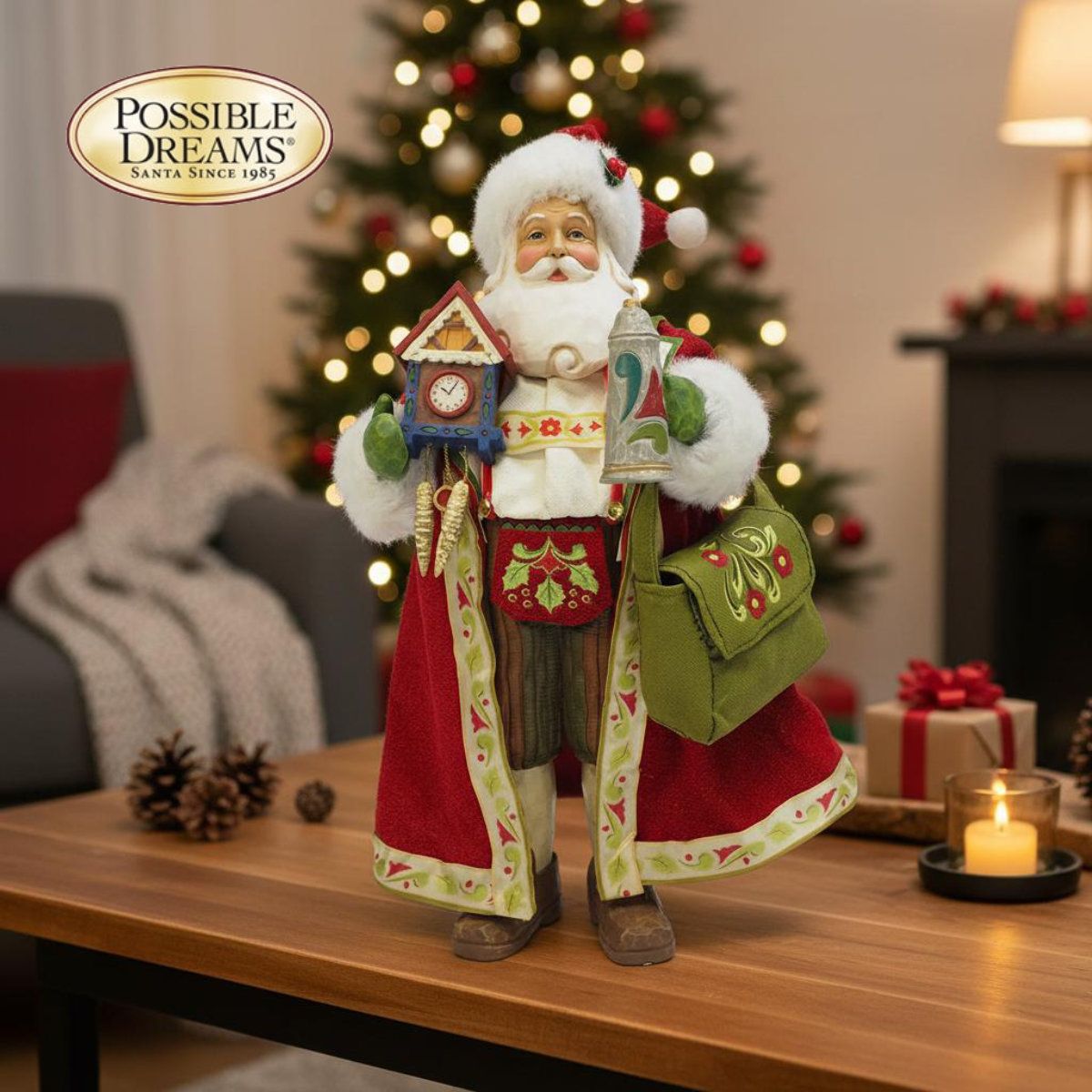 Der Weihnachtsmann 26.6cm | サンタ サンタクロース 人形 置物