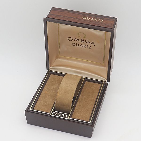 オメガ アンティーク 空箱/BOX/ケース ブラウン 木目調 レディース