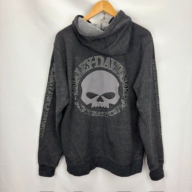 ぱっち HARLEY DAVIDSON MOTOR CLOTHES ジップアップ 裏起毛 パッチ