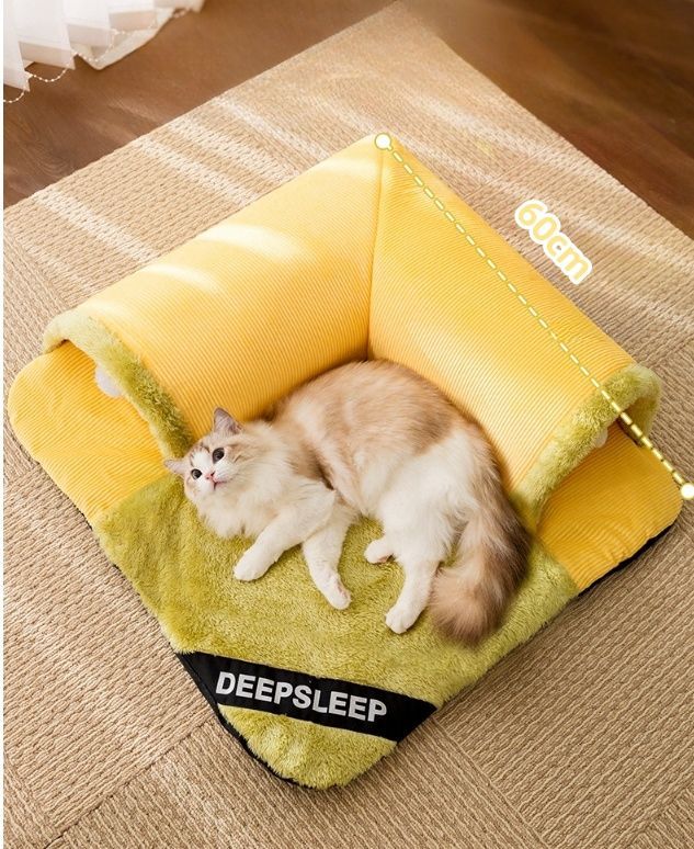 猫トンネル キャットトンネル おもちゃ 玩具 ポンポン付き ふわふわ キャットトンネル 猫ベッド ２色 おもちゃ 猫トンネル ネコ用品 水洗い 収納便利 2穴付き 猫遊び ストレス発散 運動不足 ペット用品 防寒対策 4~7日
