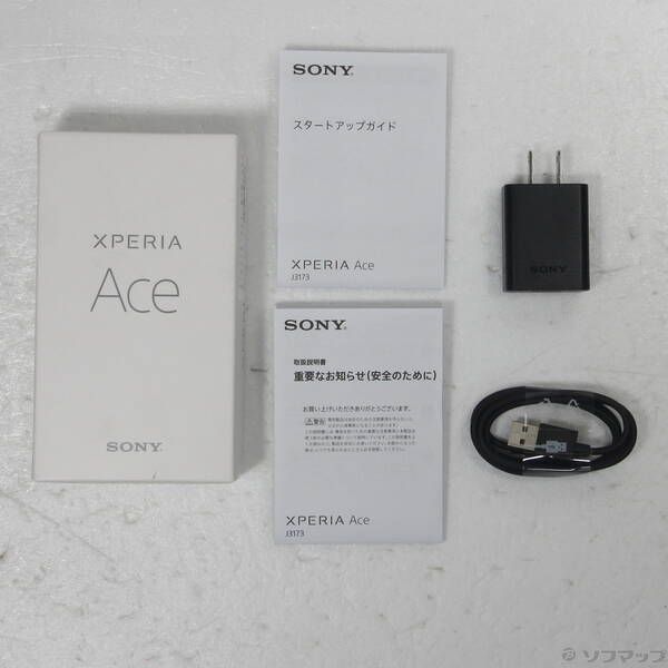 品〕 Xperia Ace 64GB ホワイト J3173 楽天 SIMフリー【344】