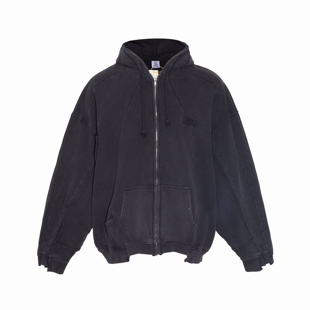 VETEMENTS CUT-UP ZIP-UP HOODIE - メルカリ