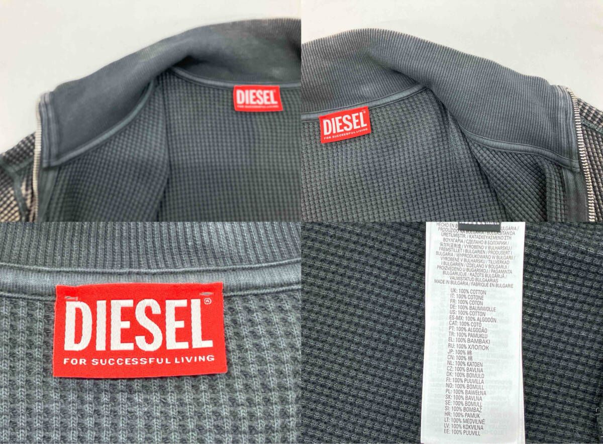 アウトレット大特集! DIESEL |ディーゼル|パーカー|ブラック|XL ブランド品セール。