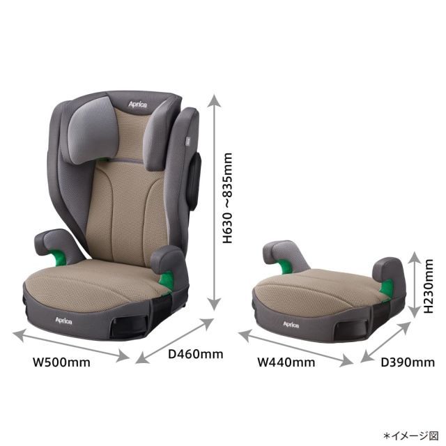Aprica(アップリカ) ジュニアシート シートベルト固定 ライド
