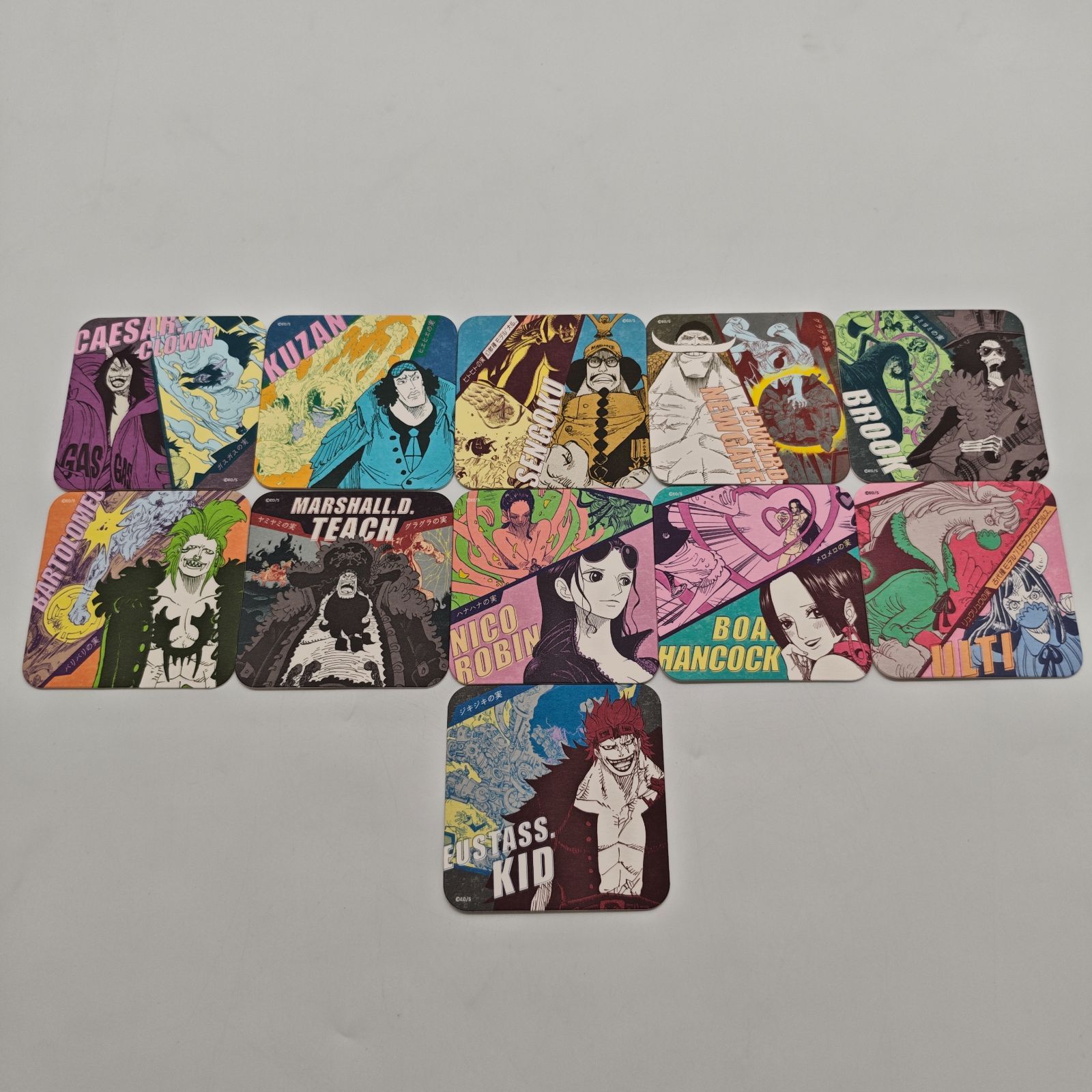 ONE PIECE アートコースター　第4弾 新品】ONE PIECE (ワンピース) 悪魔の実 アートコースター 第4弾