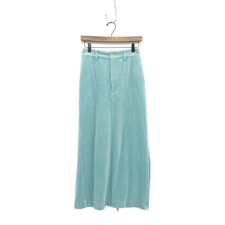 AURALEE オーラリー Ron Herman別注 スカート ロング スリット ブルー 0 A22SS09RH