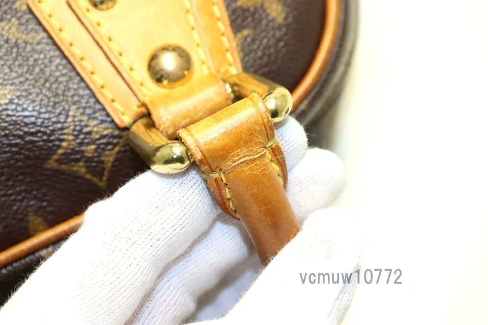 希少美中古□LOUIS VUITTON モノグラム マンハッタンPM レザー