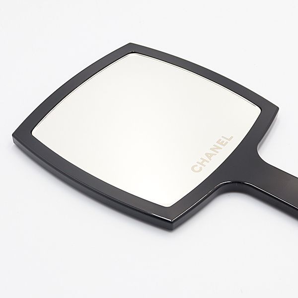 美品 箱付き シャネル 手鏡 ブラック レディース OGH 2000000 NSK