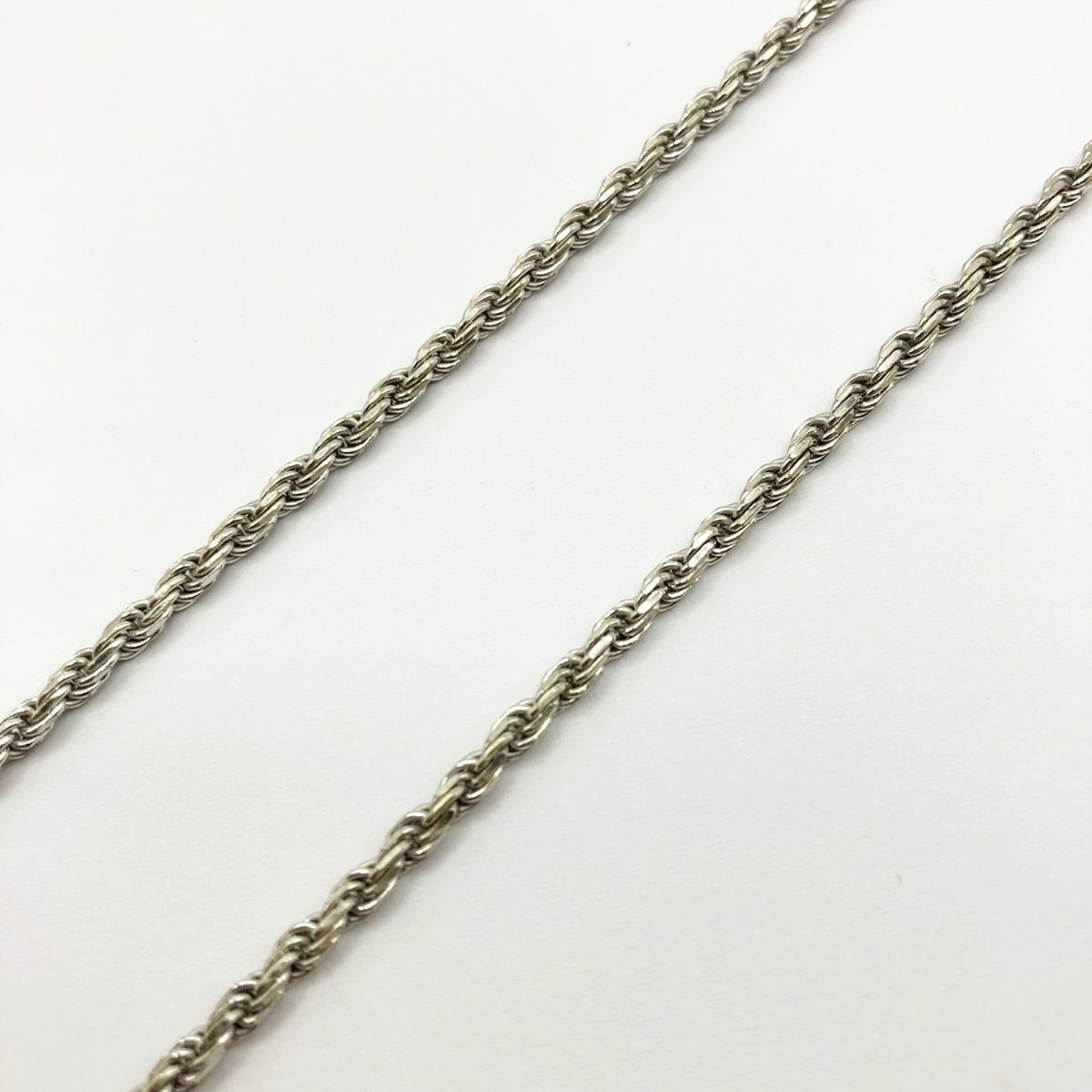 AVALANCHE 925 SILVER ロープ チェーン ネックレス 11.5g 約45cm