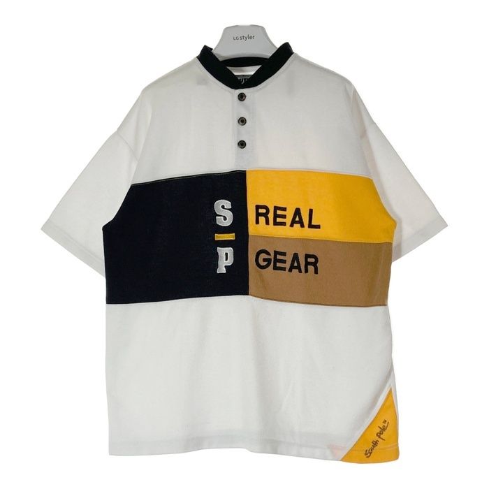 SOUTH POLE サウスポール ヘンリーネック Tシャツ ホワイト sizeXL