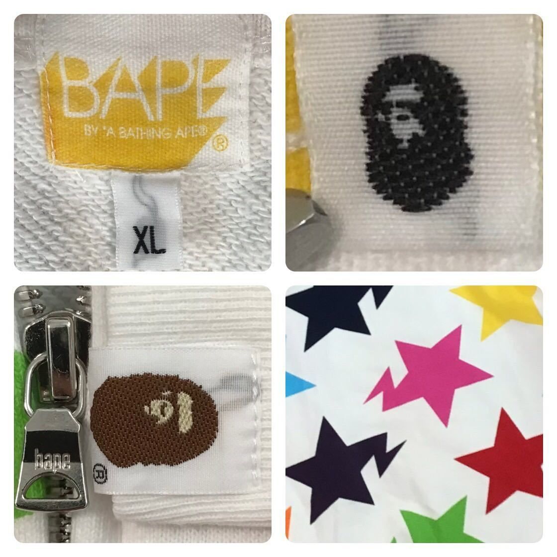 Kanye West 着用 2006 BAPE スター パーカー サイズXL ☆Kanye West着用☆ XL 2006年 BAPE スター パーカー a bathing
