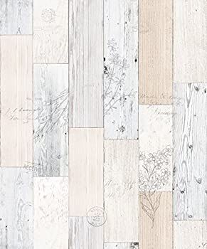 ＤＩＹ リフォームシール 壁紙 ホワイトパネルウッド　ハーブ 約50cm巾×3m巻 [並行輸入品] DIY リフォームシール 壁紙 ホワイトパネルウッド ハーブ 約50cm巾