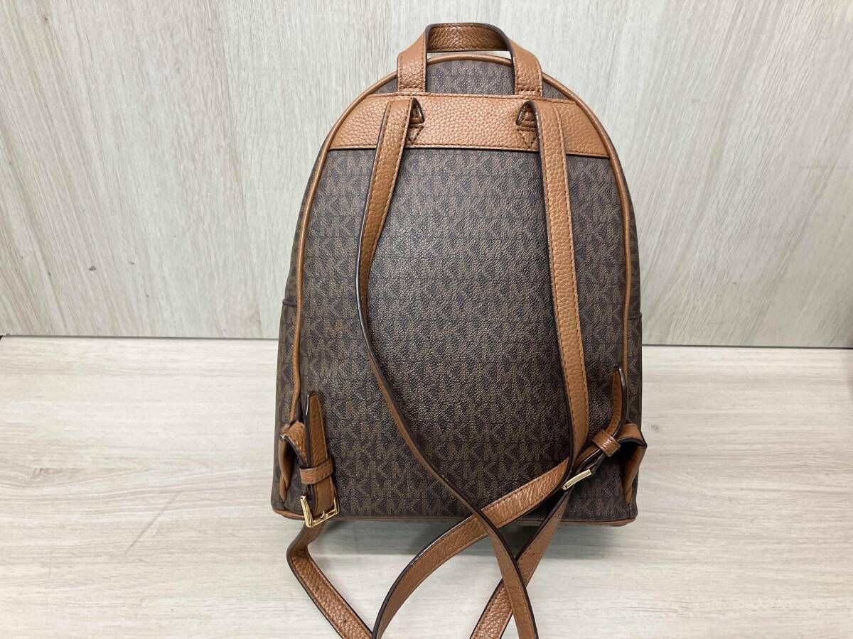 MICHAEL KORS 35F8GAYB2B リュック バッグ モノグラム キャンバス レザーバッグ マイケルコース 保存袋付き