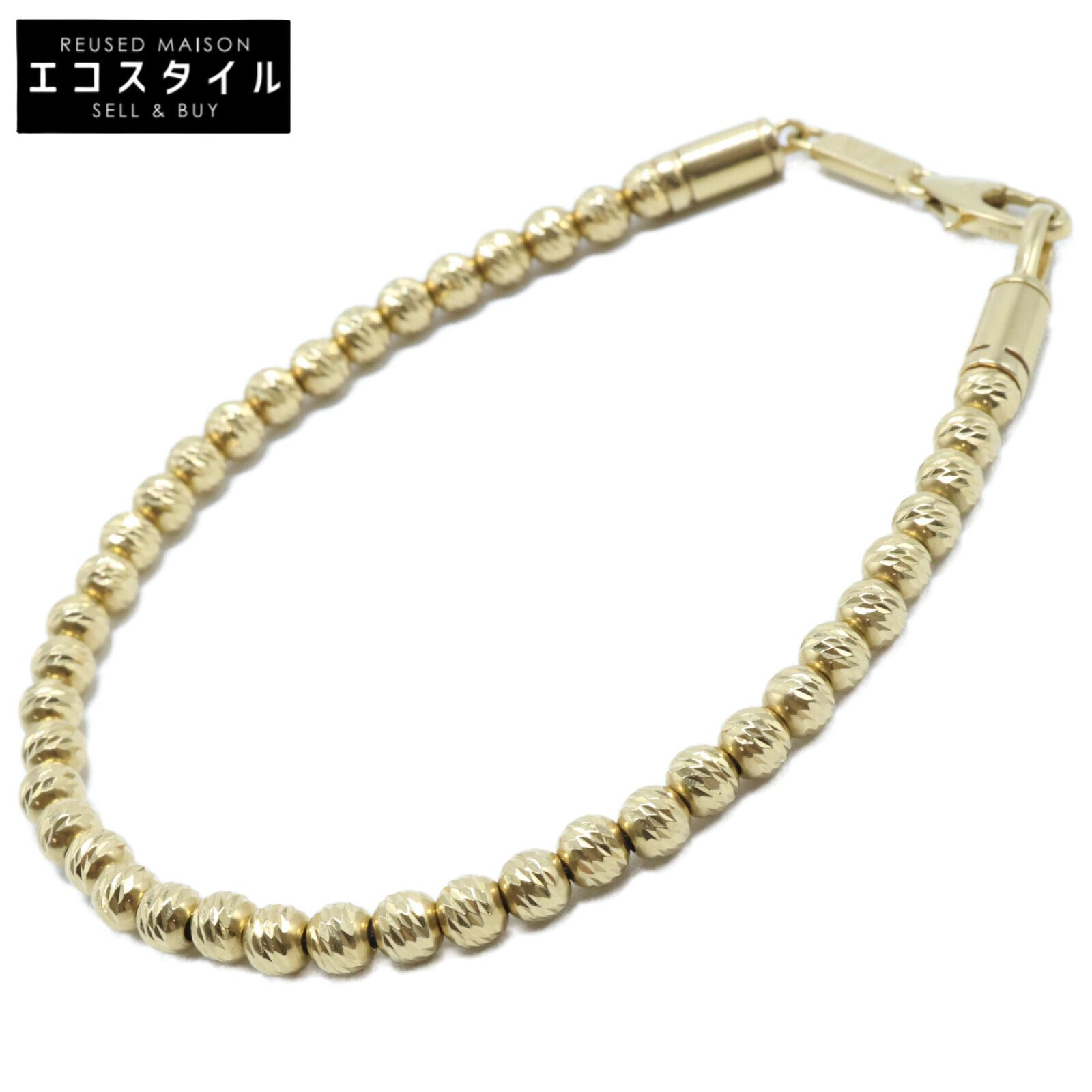 SJX エス ジェイ エックス 5GU0007 K18YG GLITTER BRACELET