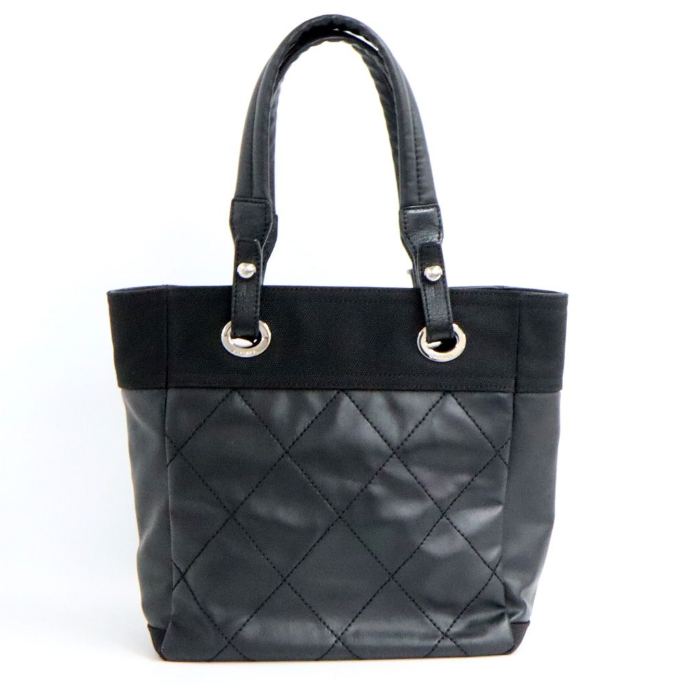 【最終お値下げ中】シャネル パリビアリッツ MM ブラック トート A4可 シャネル CHANEL パリビアリッツ トートバッグ PM 黒 ブラック