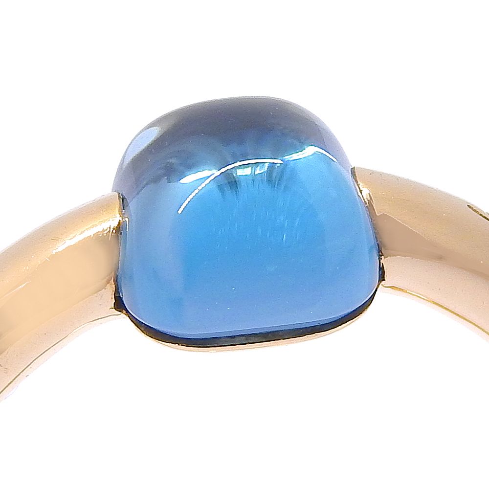 K18ピンクゴールド×ブルートパーズ