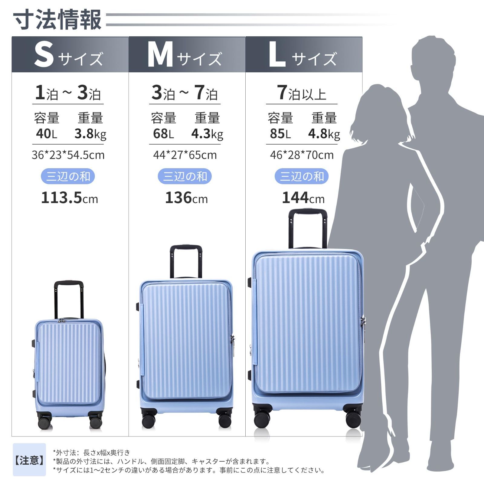 人気商品ファスナータイプ カップホルダー付き 超軽量 TSAロック 機内